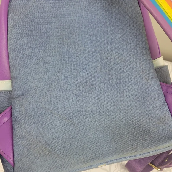 LISA FRANK LOUNGEFLY Painter Panda Heart Rainbow Backpack - Picture 12 of 15